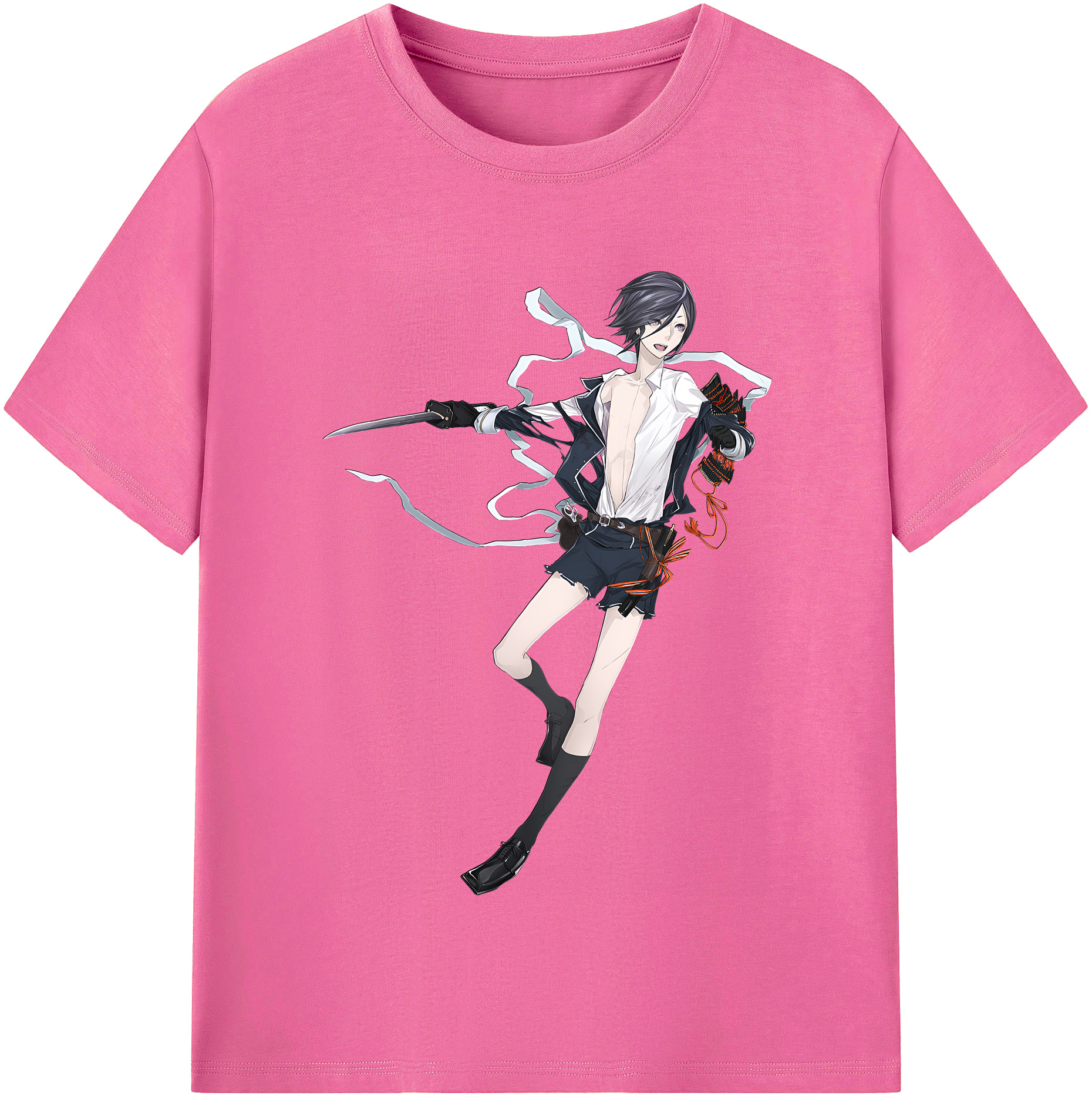 （画像用） 刀剣乱舞 Touken Ranbu レディースカジュアルプリントTシャツ（綿100％）